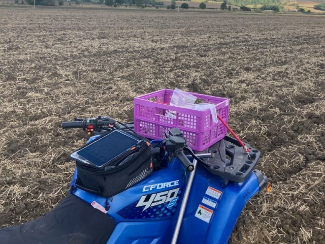 GPS Soil sampling in Vale of York