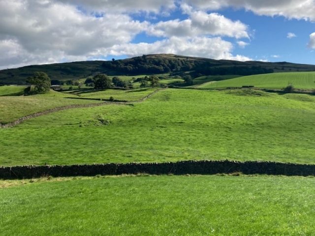 Soil sampling over looking Kendal