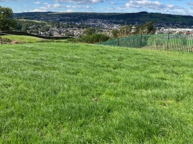 Soil sampling over looking Kendal